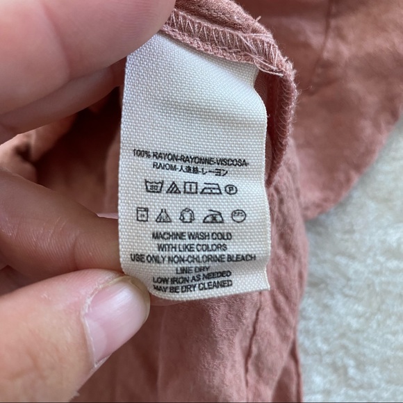 Free People Dusty Rose Peasant Top - Picture 7 of 11